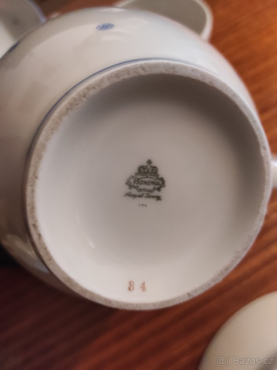 Čajová souprava - starožitnost - 10