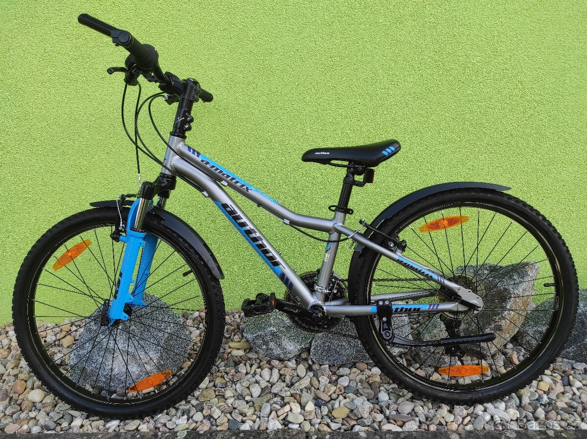 Značkové dětské kolo Author 24" (stříbrná/modrá)I# - 10