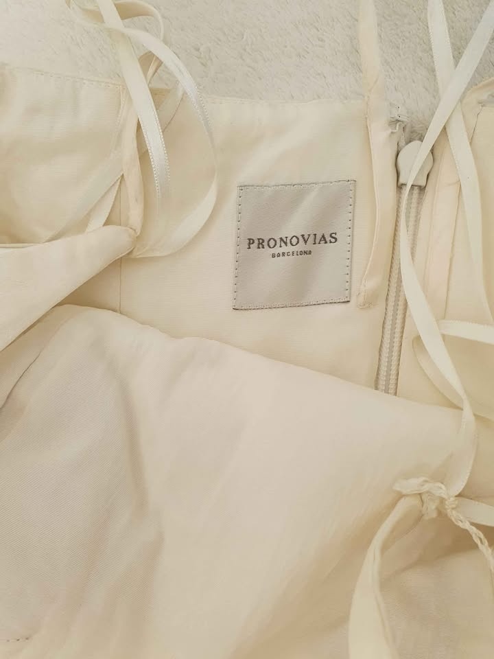 Hedvábné svatební šaty Pronovias - 10