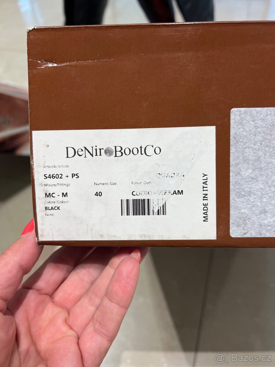 DeNiro Leuca MC 40M jezdecké vysoké boty - 10