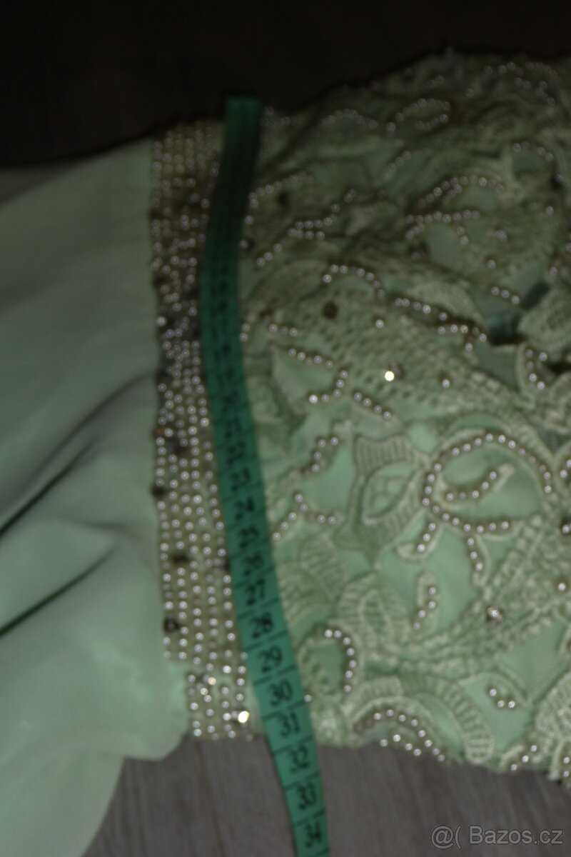 plesové společenské šaty vel. M - 10