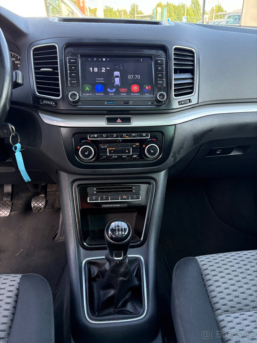 Volkswagen sharan 2.0 TDi,klima,výhřevy, - 10