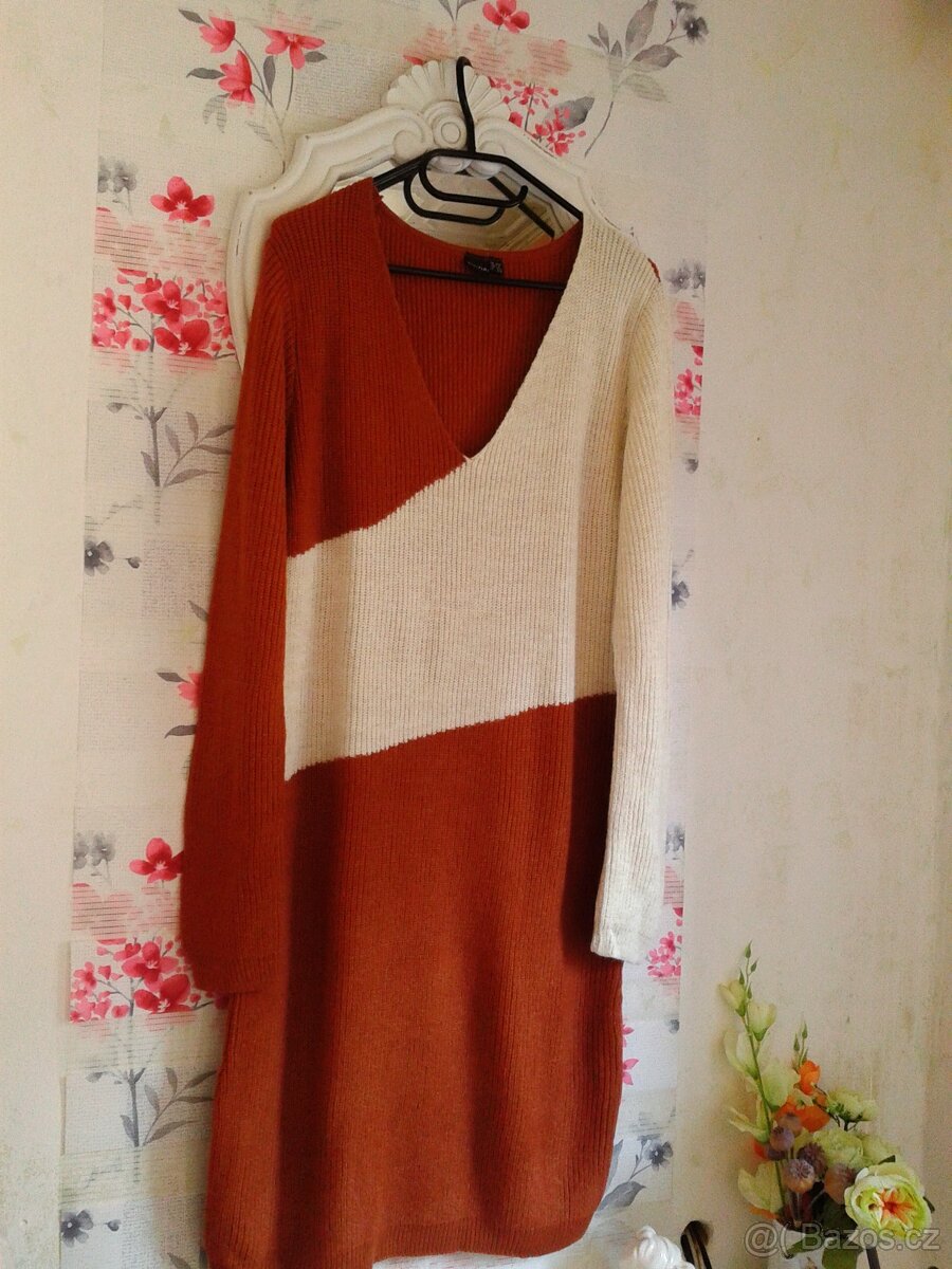 Krásné pletená šaty 40/44 - 10