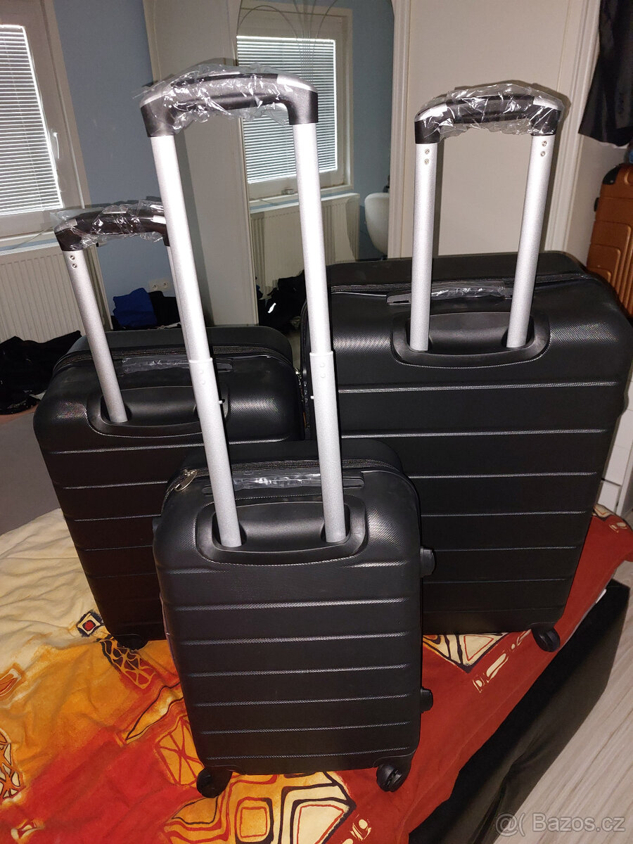 Cestovní PLASTOVÉ ABS kufry/ kufr-Set 3v1 CENA 2249KČ VŠE - 10