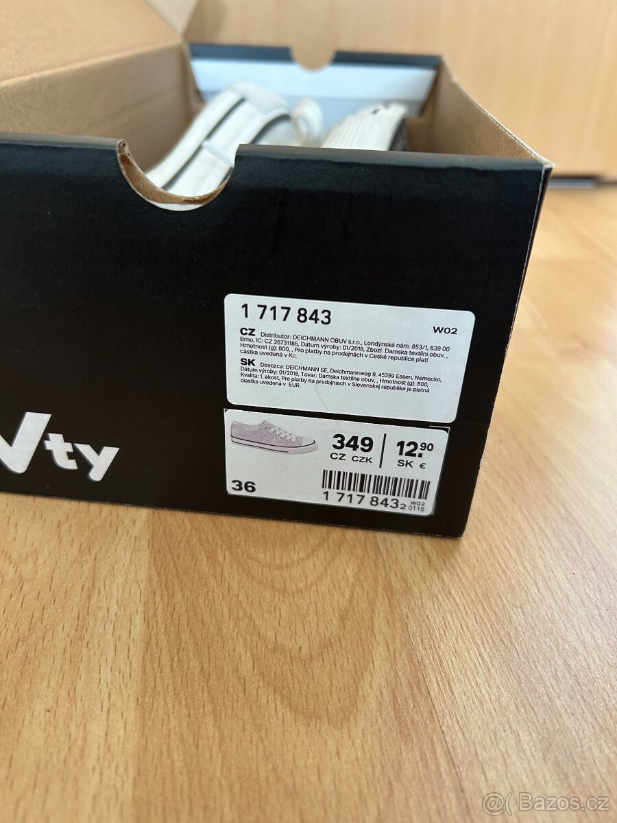 Šedé tenisky Vty 36 - 10