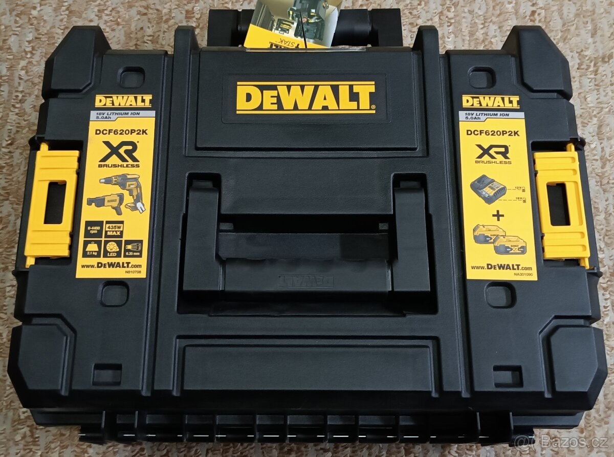 DeWALT DCF620, 2x 5,0 Ah + nabíječka + Tstak 2 + podavač vru - 10