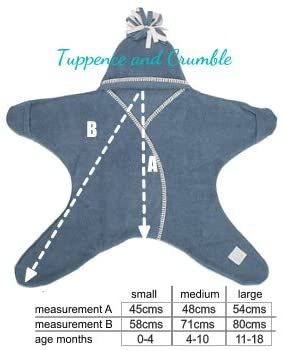 Dětská zavinovačka HVĚZDA vel.0-4 měs. - 10