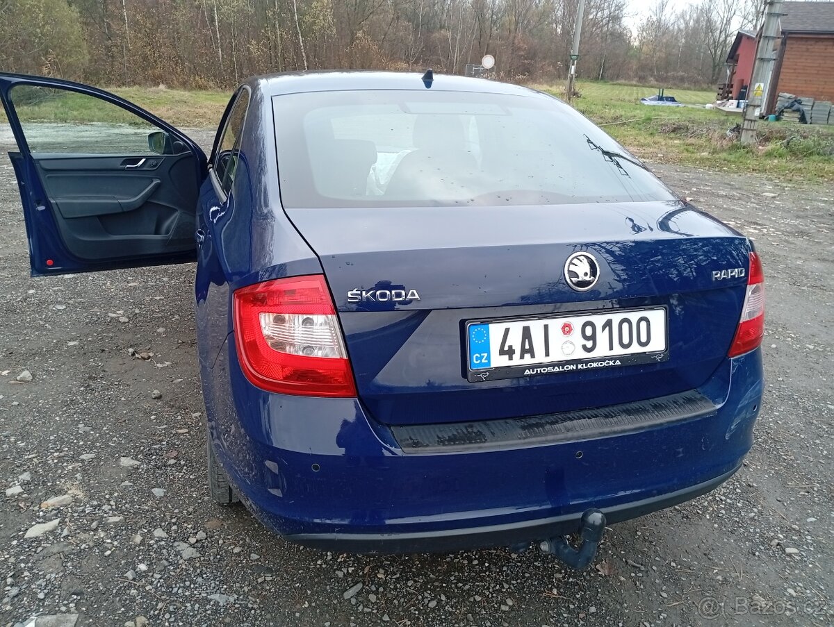 Škoda Rapid 1.6TDi 66kw r.v. 2014 pojízdné - 10