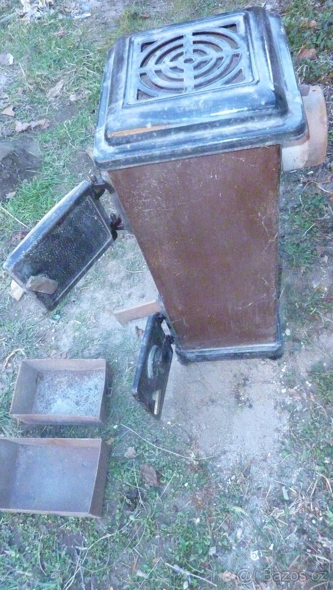 KAMÍNKA VINTAGE ČENKOV 99H A RETRO KAMNA PETRA - 10