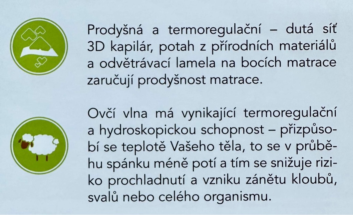 Zaren matrace 90x200 - 10