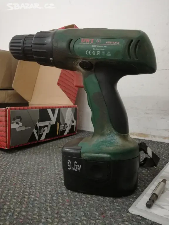 AKU vrtačka/šroubovák DWT ABS-9,6 E - 10