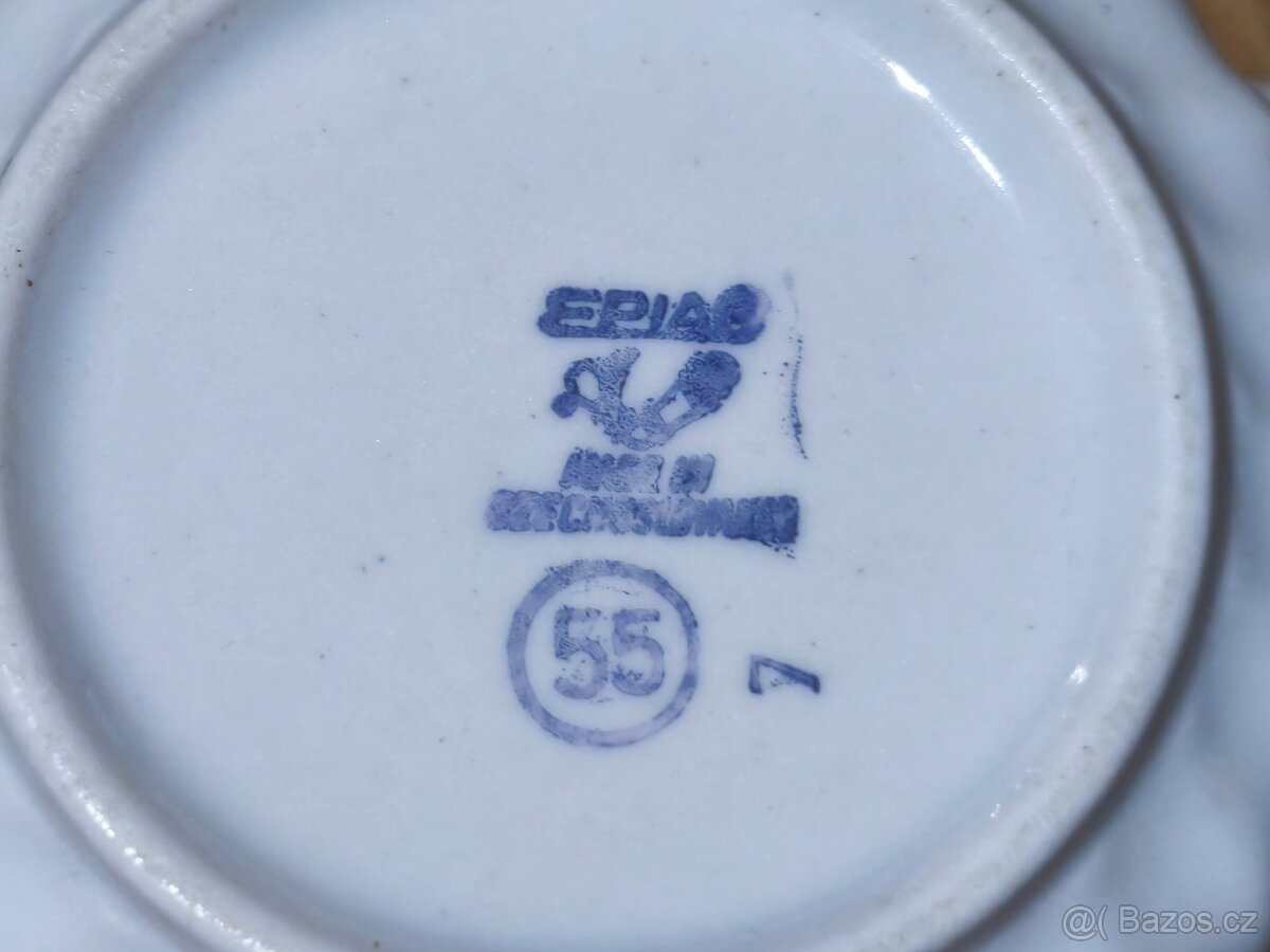 Starožitný vánoční hrneček s koněm - 10