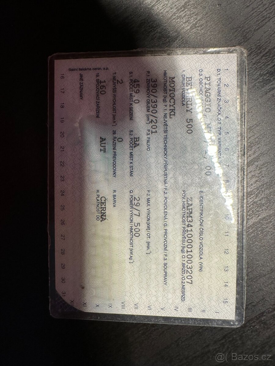 Piaggio Beverly 500 29kW 2005 - 10