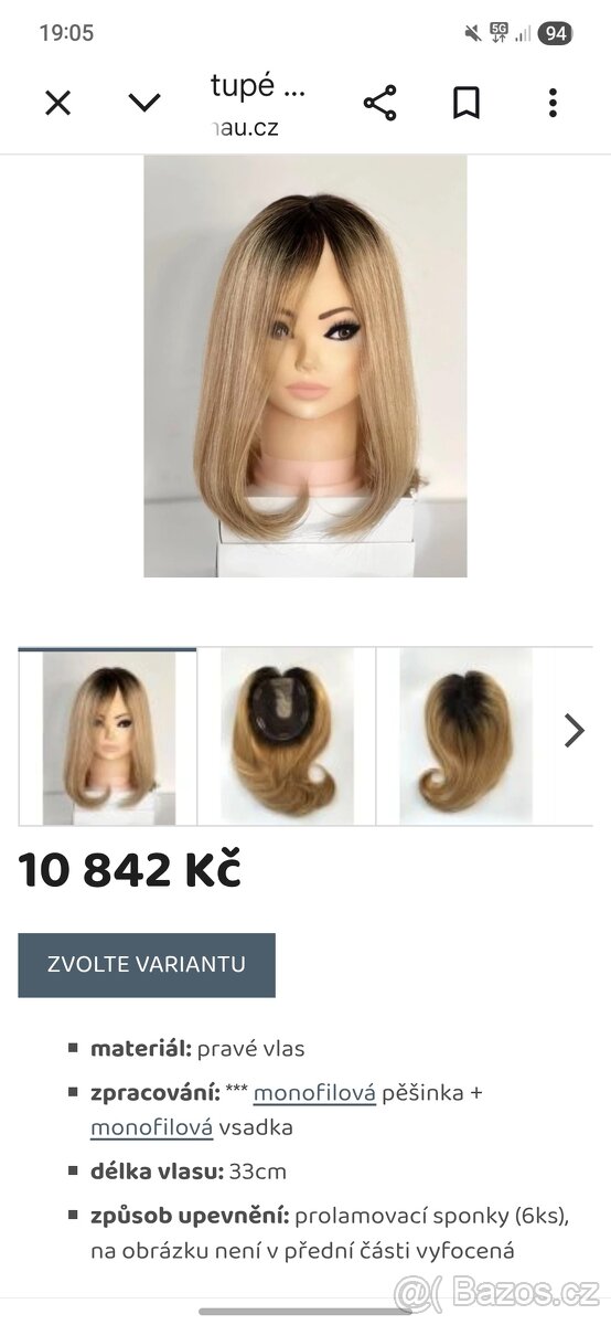 Paruka (tupé Nové) - 10