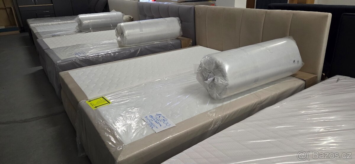 Nová Postel 160/180×200/220cm Boxspringsbett - 10