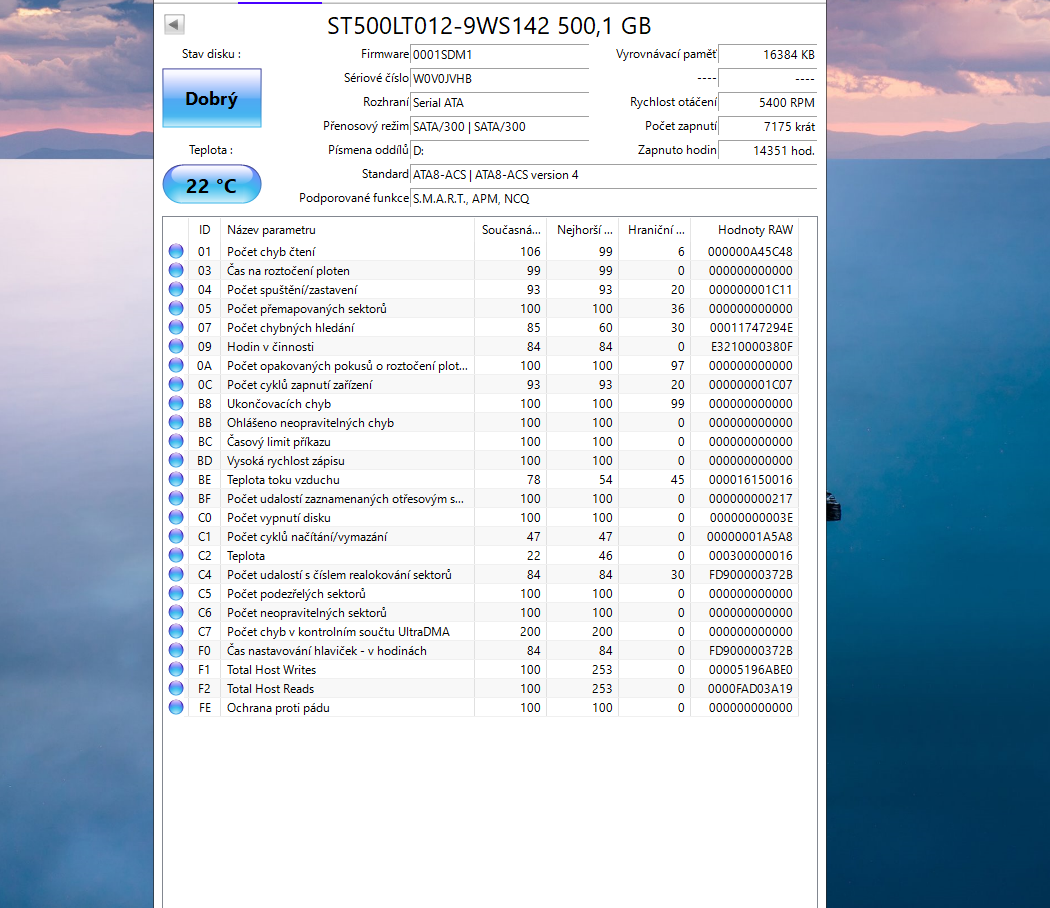 7x 500GB Sata do Notebooku bez vadných sektorů - 10