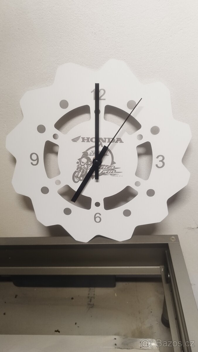 Moto hodiny kotouč,rozeta - 10