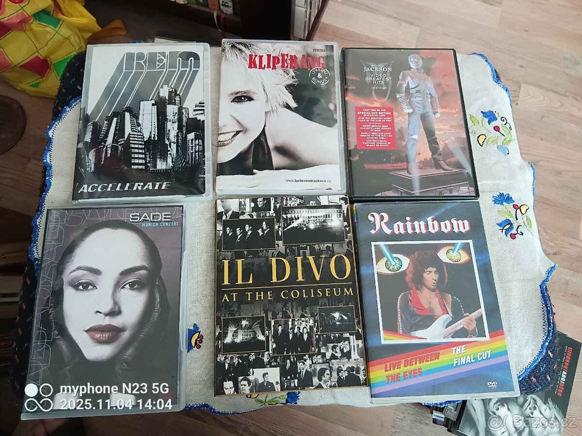 Hudební DVD blu-ray pop rock metal - 10