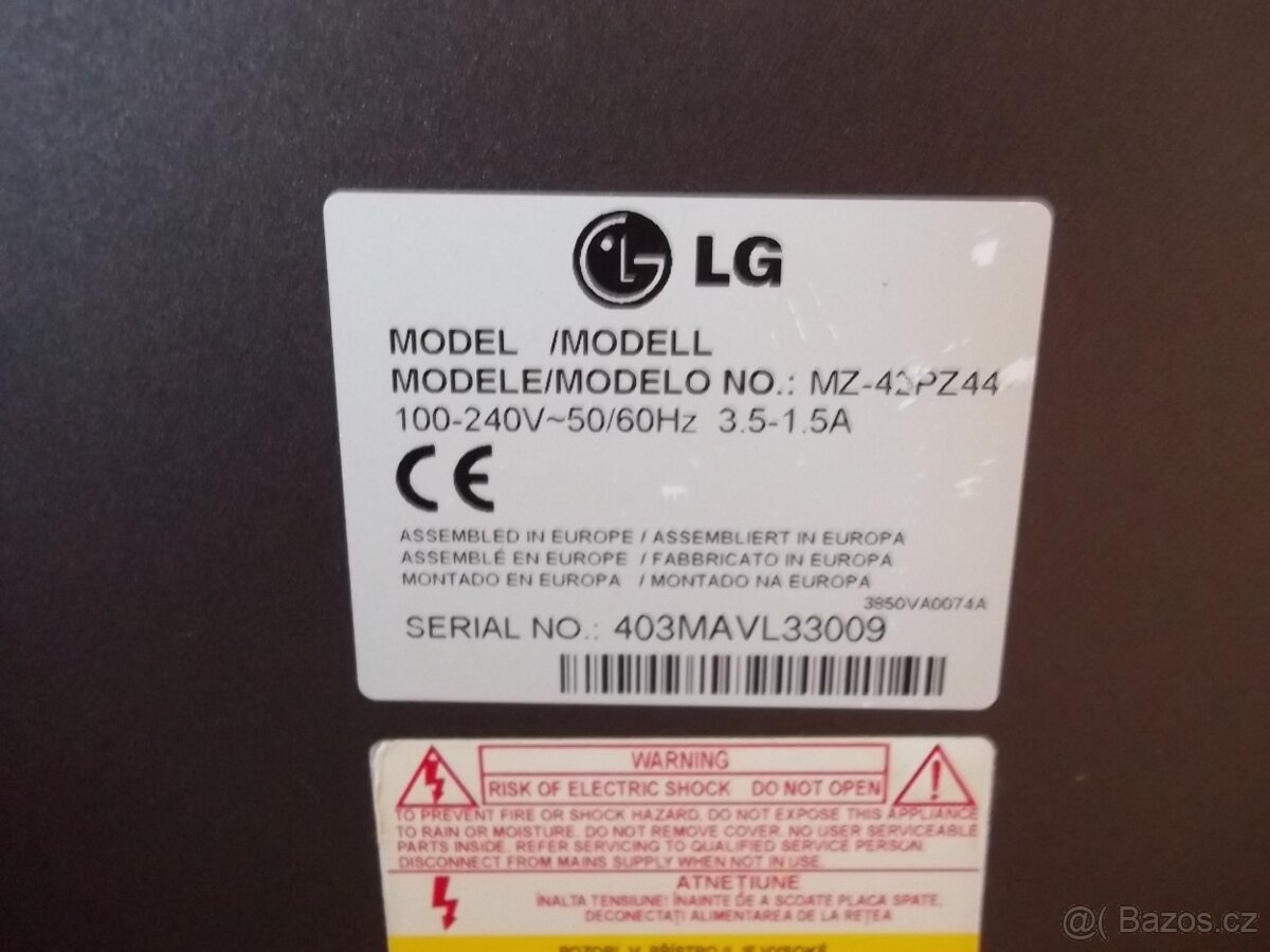 TV LG televize plazma 2x - 10