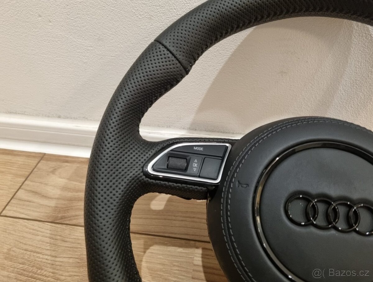 AUDI RS PERFOROVANY ZKOSENY VOLANT - 10