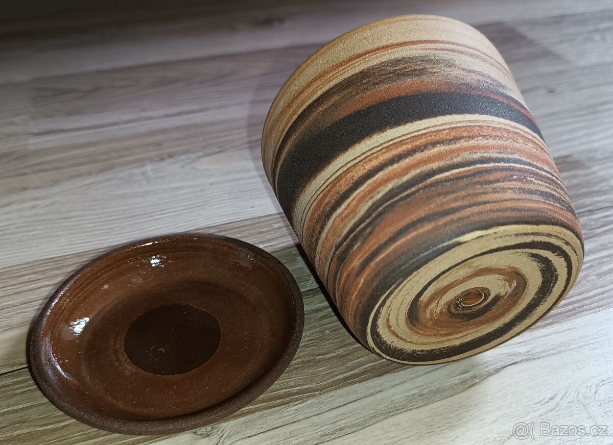 Sada 3 ks keramických květináčů - 10