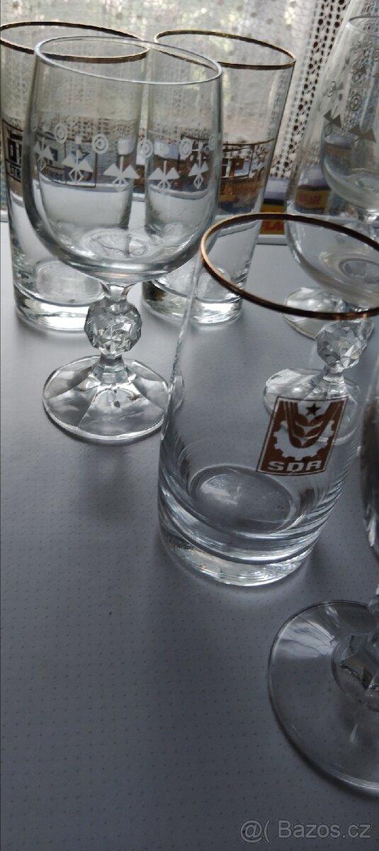 Retro sklenice restaurace a jídelny ČSR - 10