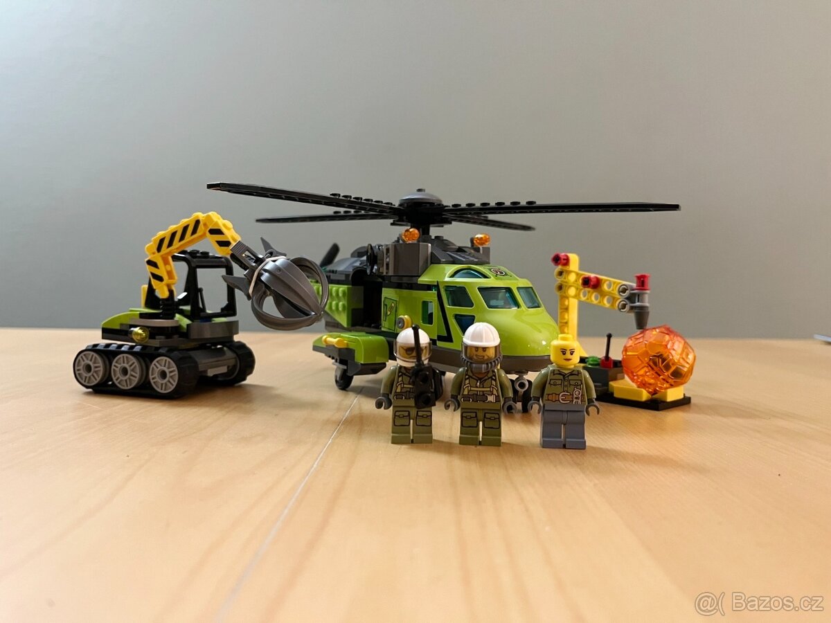 Prodám sety Lego City 60121, 60122, 60123, 20124 - Sopka - 10