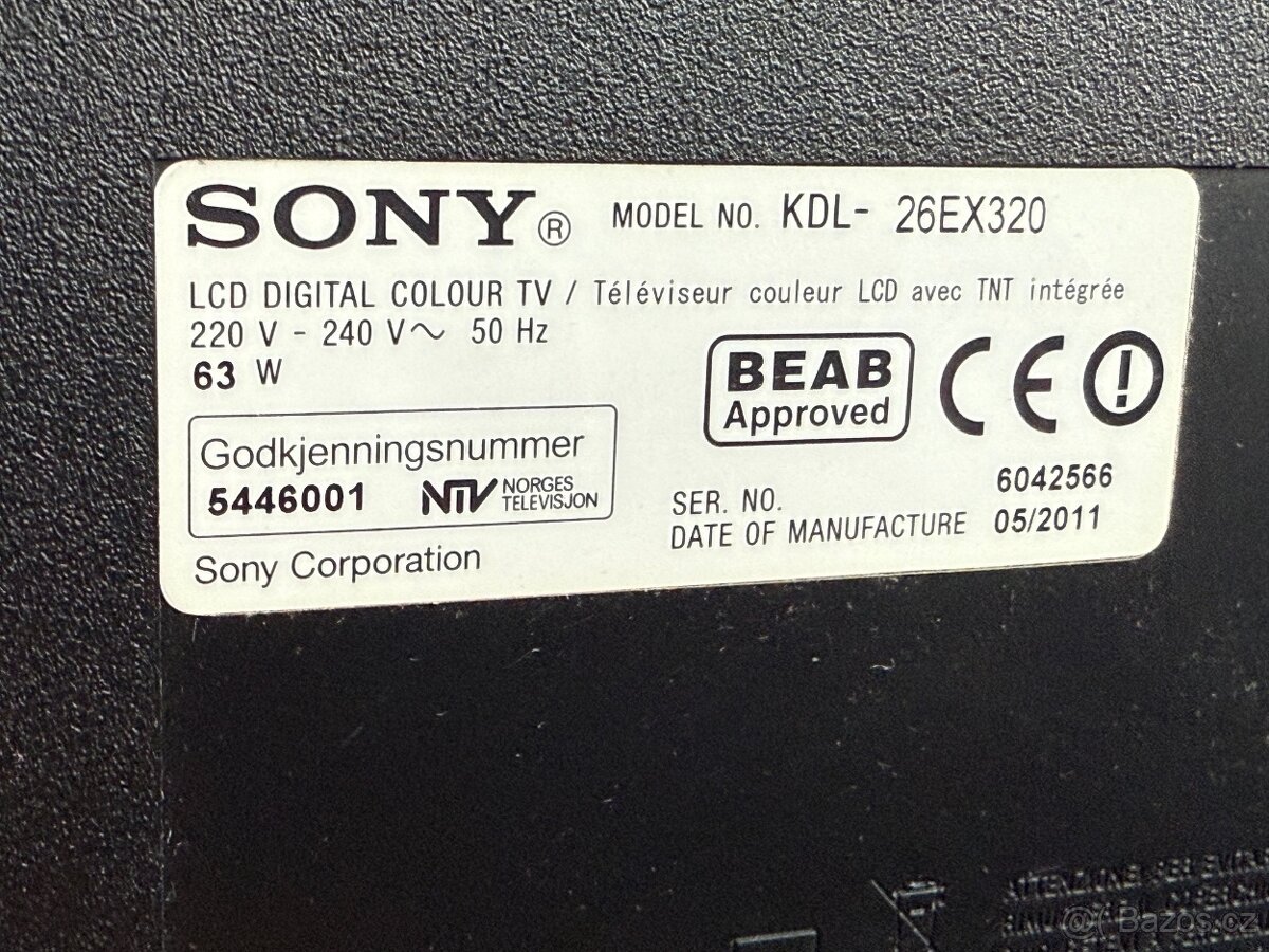 Sony KDL-26EX320 televizor uhlopříčka 66,1cm - 10
