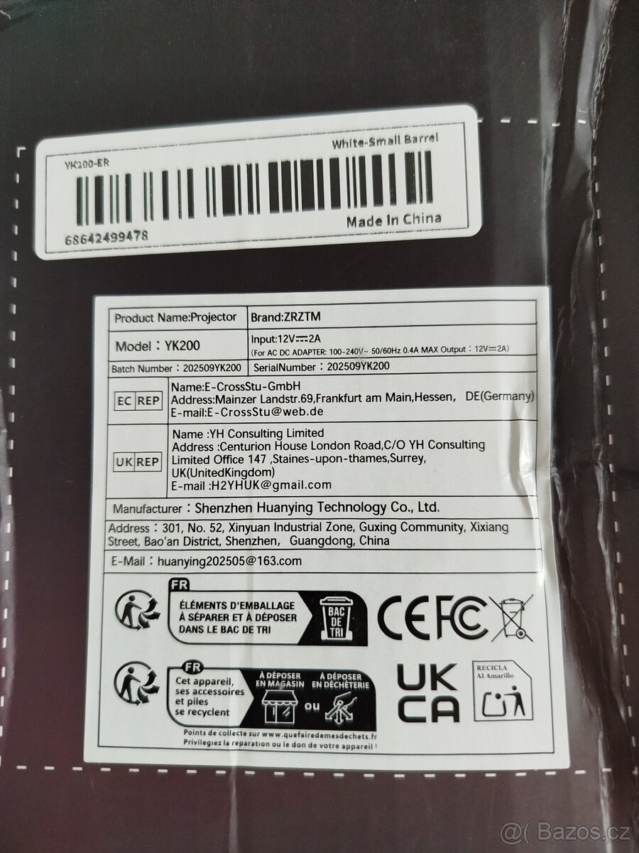 projektor YK200 - 10