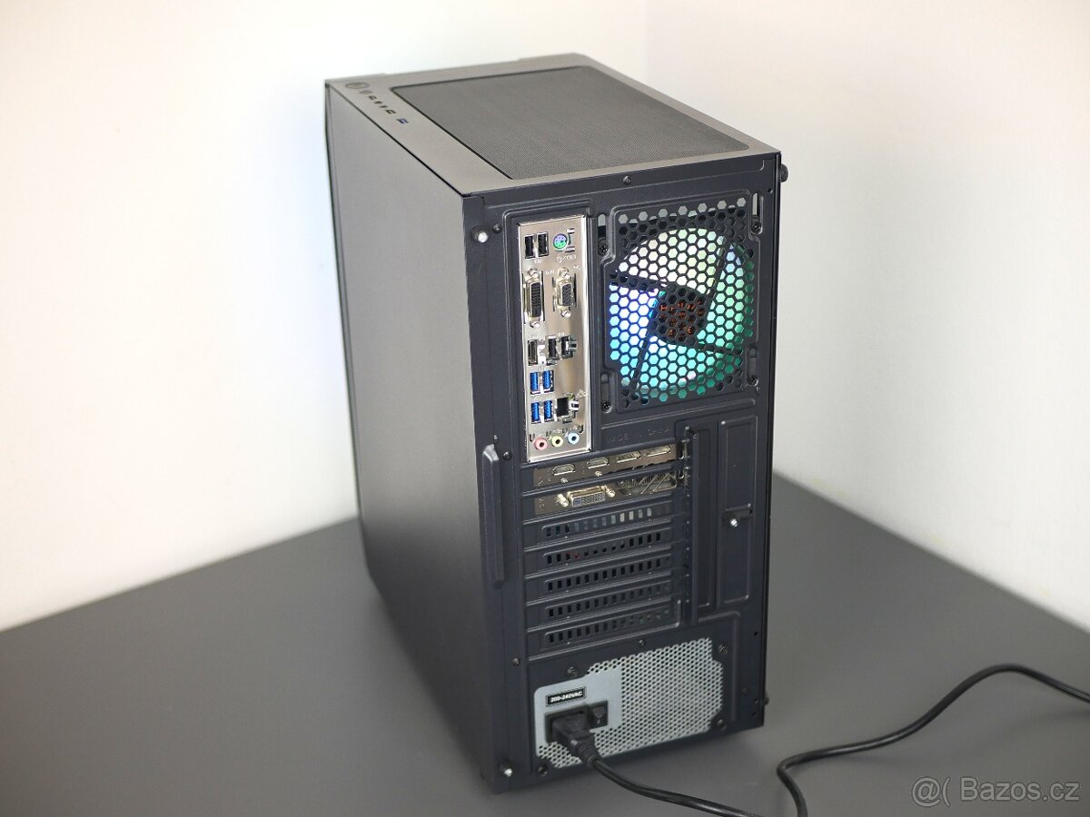 Herní PC, Ryzen 5, RX 580, 16GB - 10