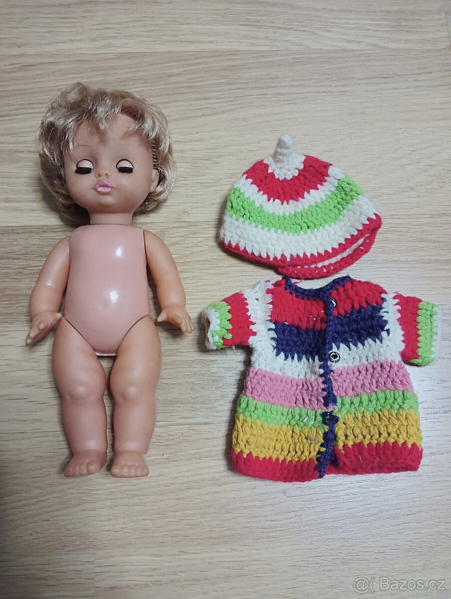 RETRO STARÁ HRAČKA 2x PES, 10x PANENKA atd. - 10