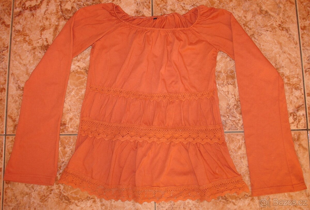 ++ 16x dívčí halenka, košile vel.122-164 - levně prodám ++ - 10