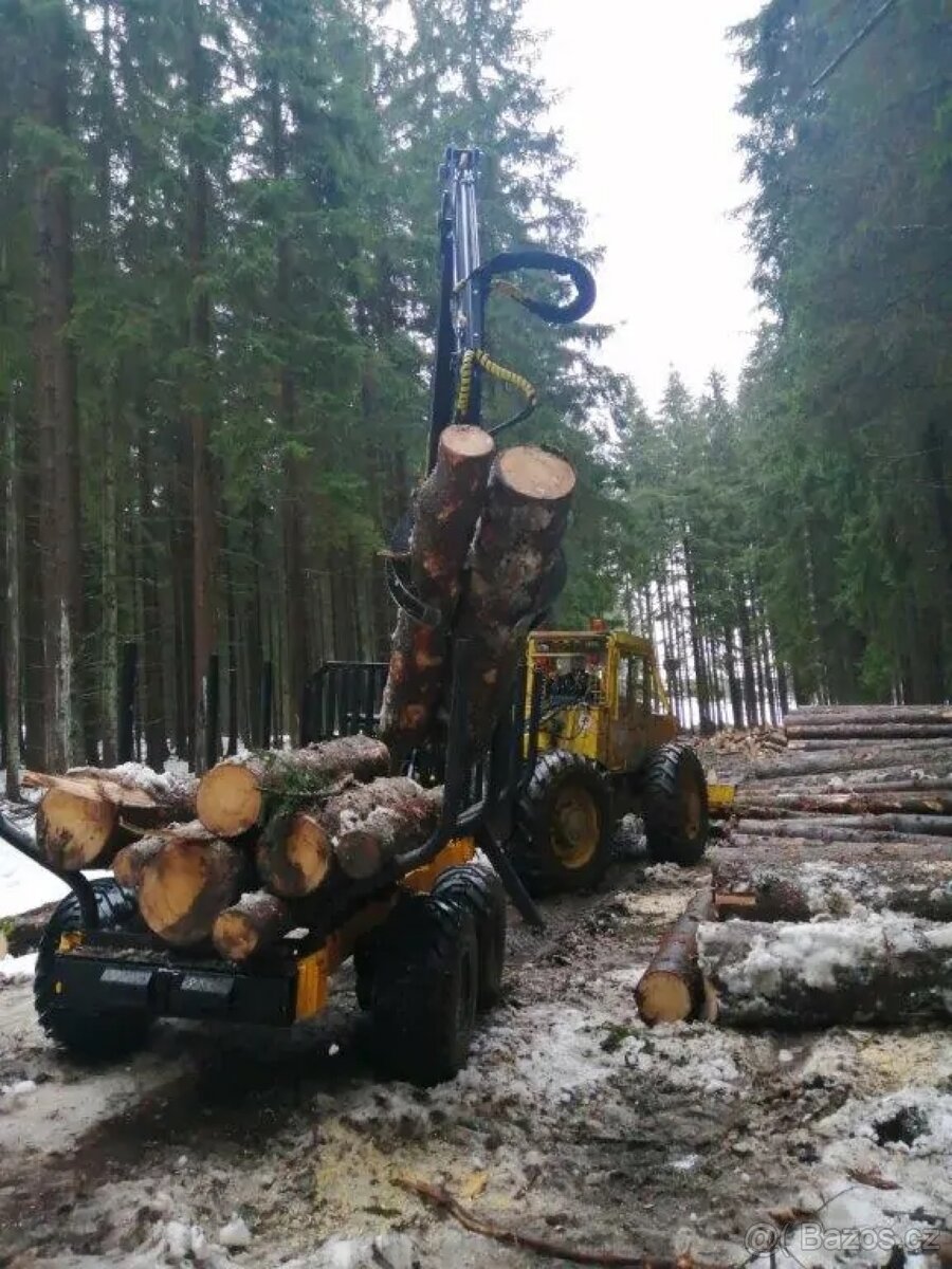 Prodám vyvážecí vlek Forestma 10T s HR Möre Maskiner 7070 - 10