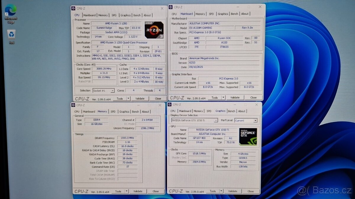 ❰ Herní PC | RYZEN 3 1200, GTX 1050Ti 4GB, 16GB DDR4, SSD ❱ - 10