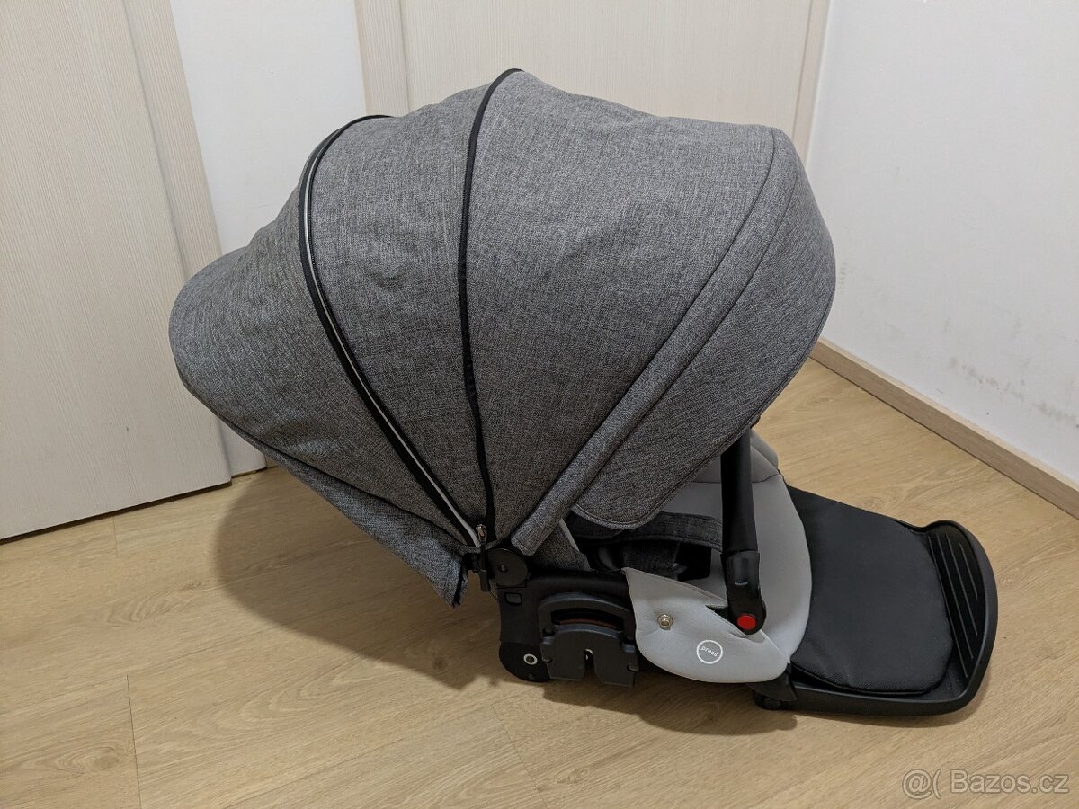 Kočárek Noordi fjordi 2v1 šedý - 10