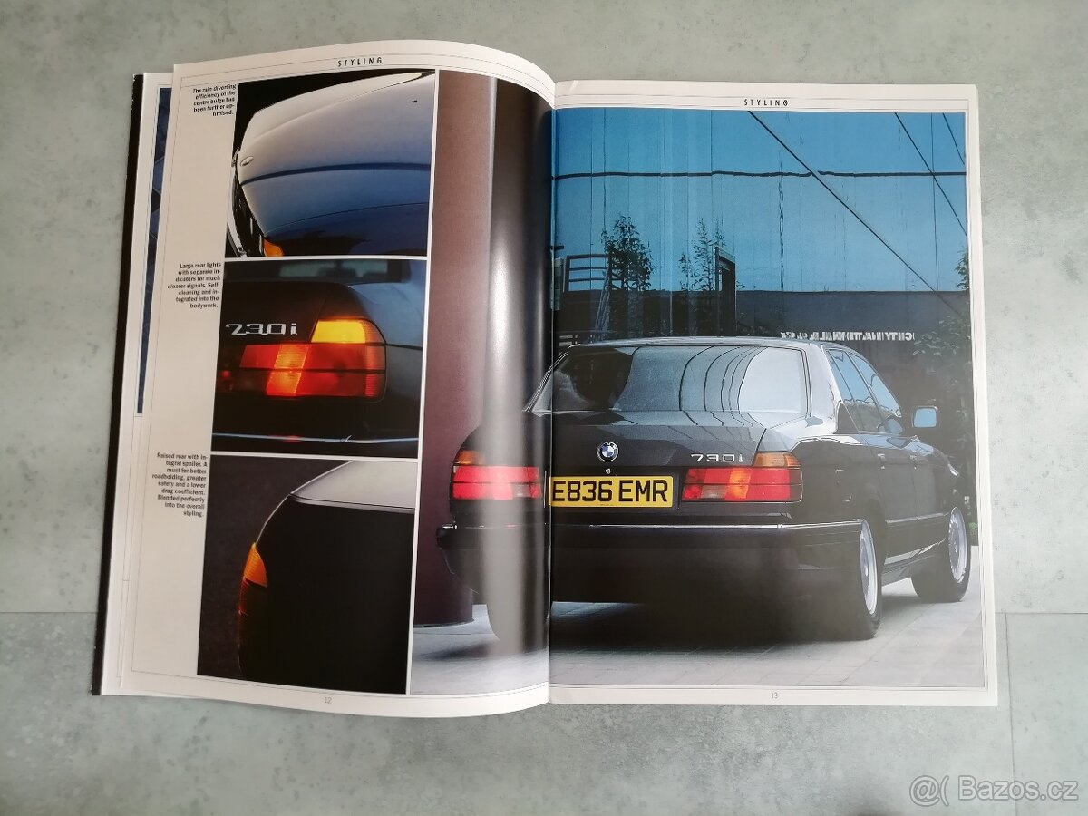BMW E32 -složky s katalogy 1987 v angličtině - 10