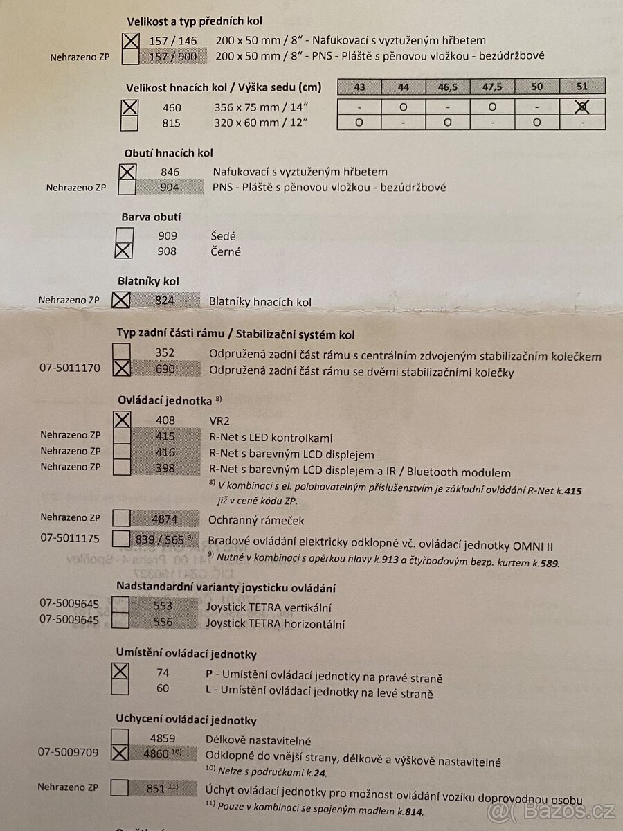 Elektrický invalidní vozík - 10
