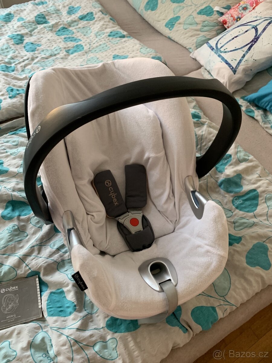Autosedačka Cybex Aton Q plus Platinum + Cybex letní potah - 10