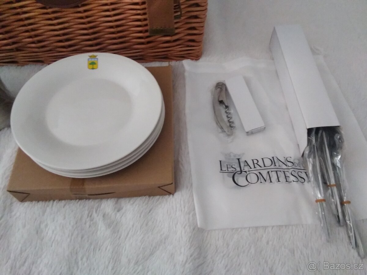 Piknikový koš Les Jardins de la Comtesse, 4 osoby - 10