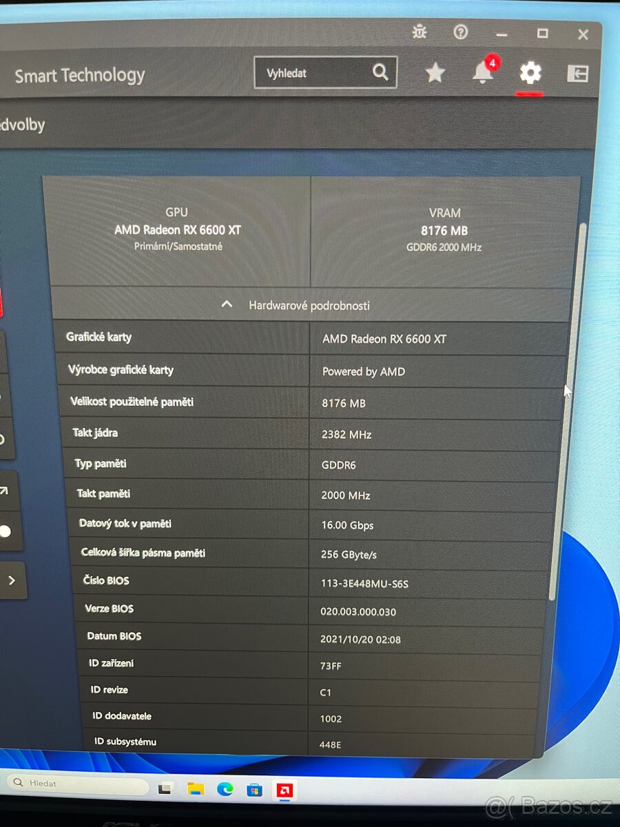 Herní PC – i5-11600KF / RX 6600 XT / 32GB RAM / 500GB SSD - 10