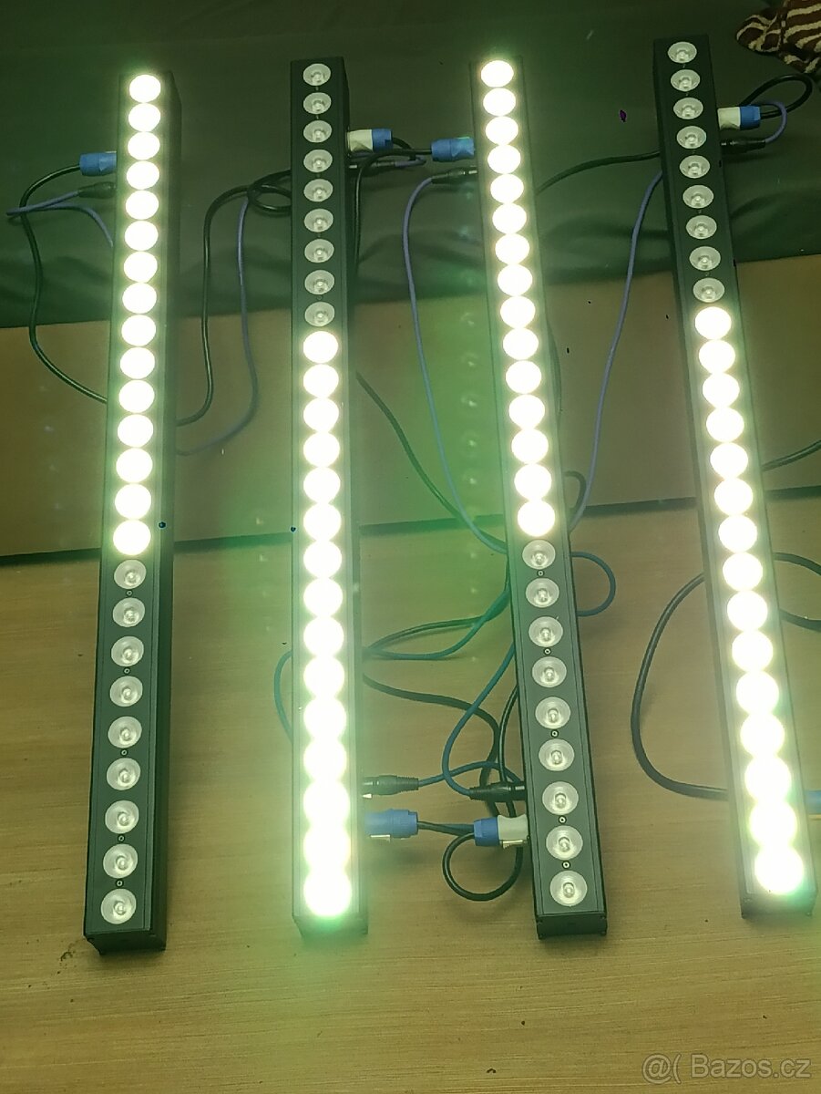 Novinka...4 ks 24x12 Wat RGBW +dálk.ovl - 10
