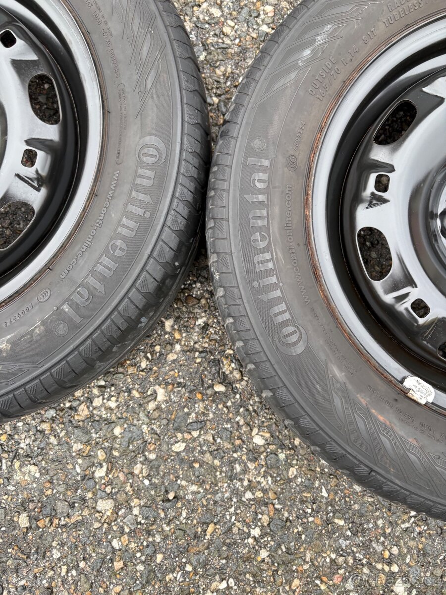 Plechové disky 5x100 r14 Škoda Vw Seat - 10