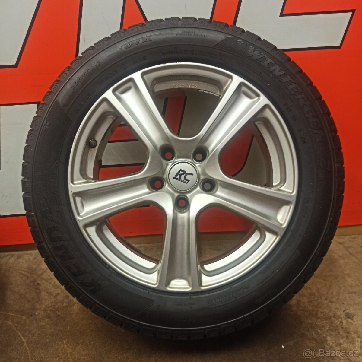ALU kola Brock 5x114,3 + zimní pneu 225/55 R17 - 10