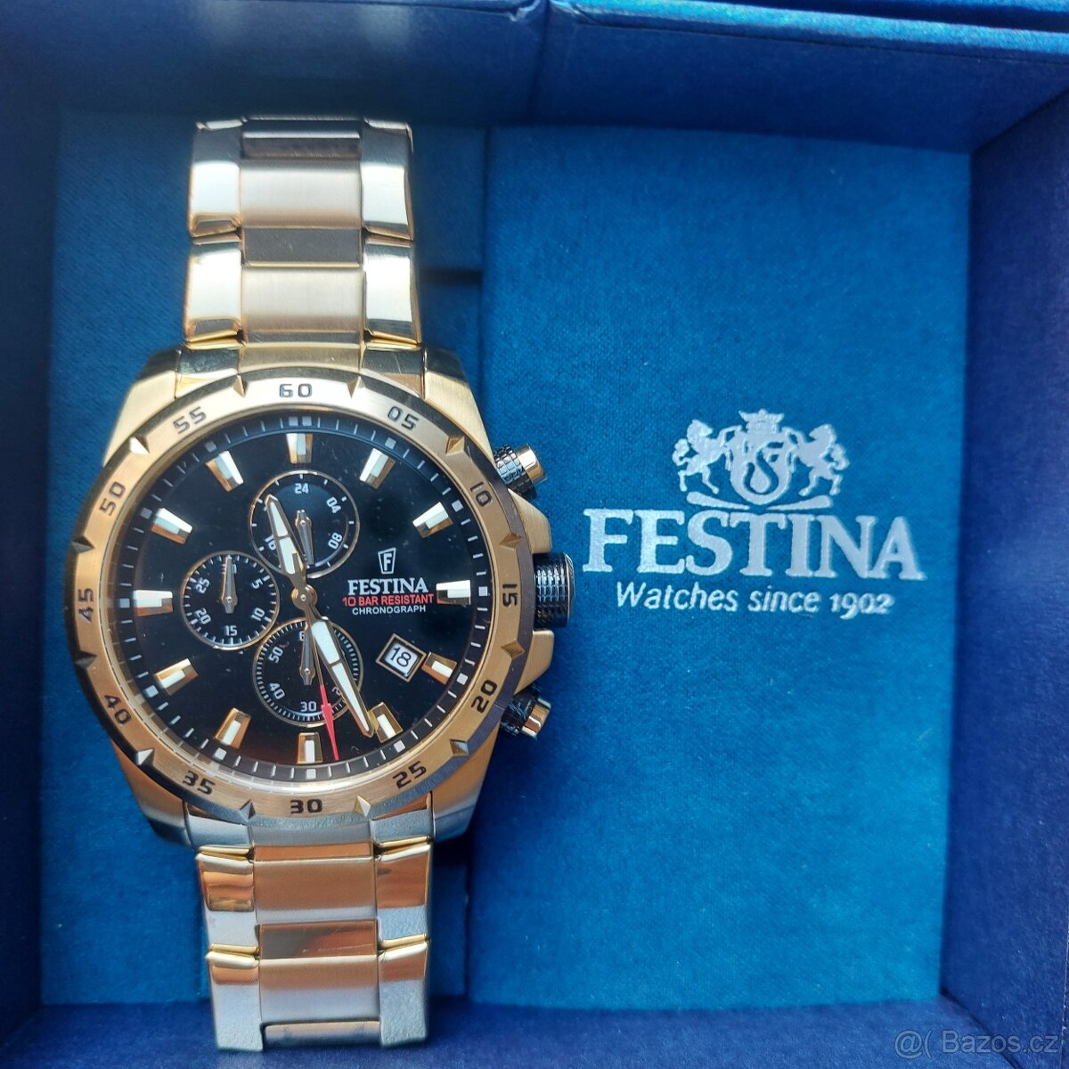 Pánské hodinky Festina, DOKLAD, ZÁRUKA, TOP STAV, krabička - 10