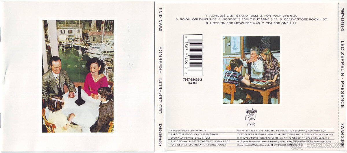 LED ZEPPELIN - kompletní řadová alba na CD - 10