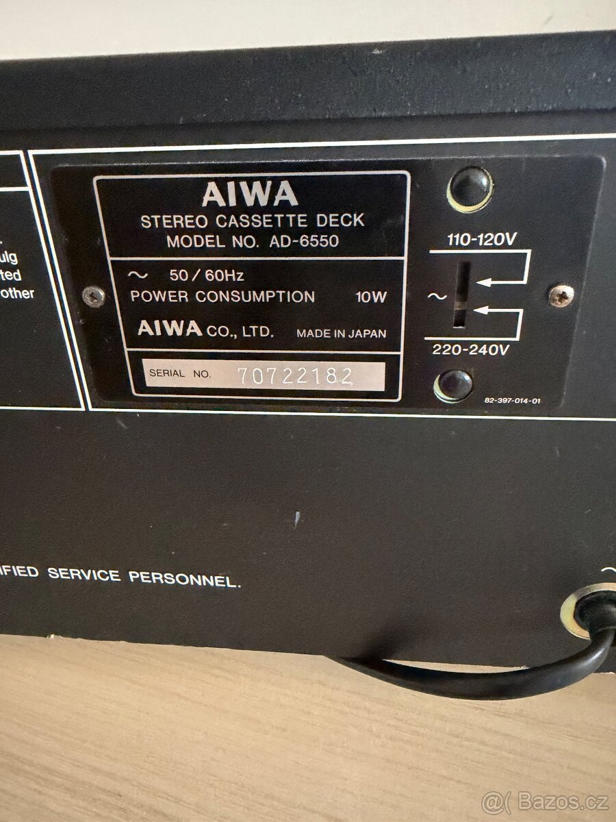 Aiwa AD-6550 Stereo Cassette Deck (1977-79) - 10