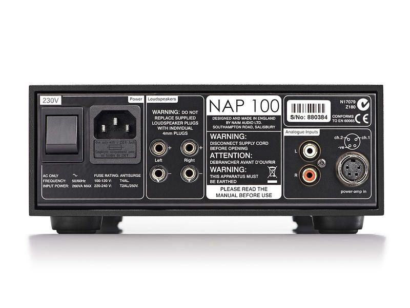 Sestava D/A převod. NAIM DAC V1 a výkon. zes. NAP 100 - 10