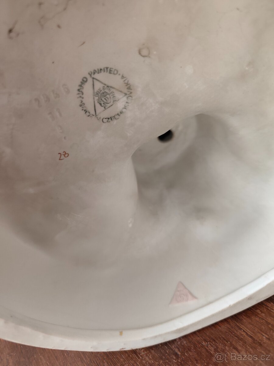 Royal dux veľká porcelánová socha žena s jablkami 52 cm - 10