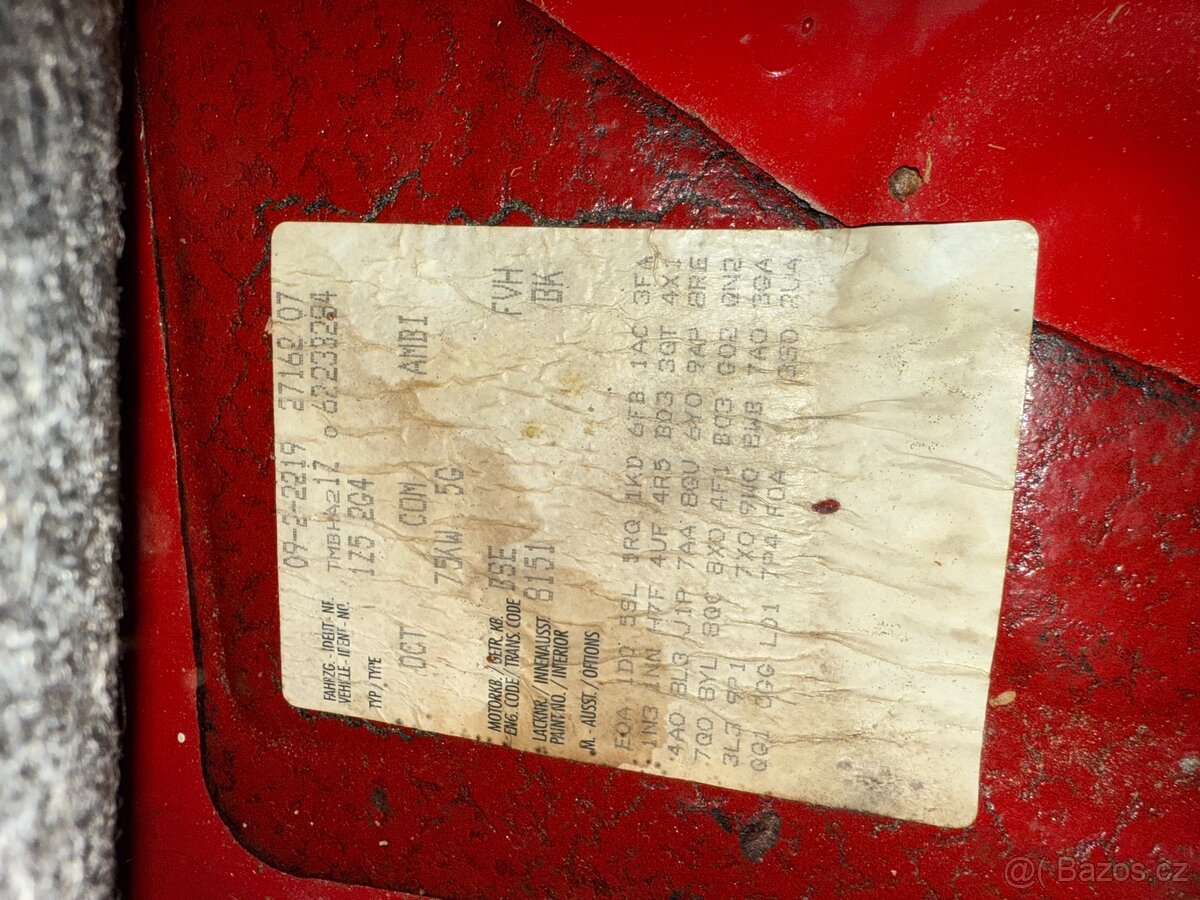 Díly Octavie 2 1.6 75kw - 10