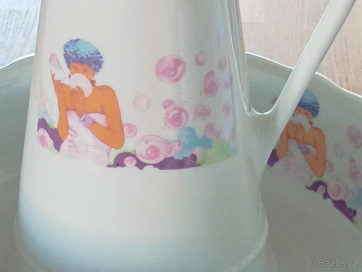 PORCELÁNOVÁ MYCÍ SOUPRAVA FRANCIE - 10